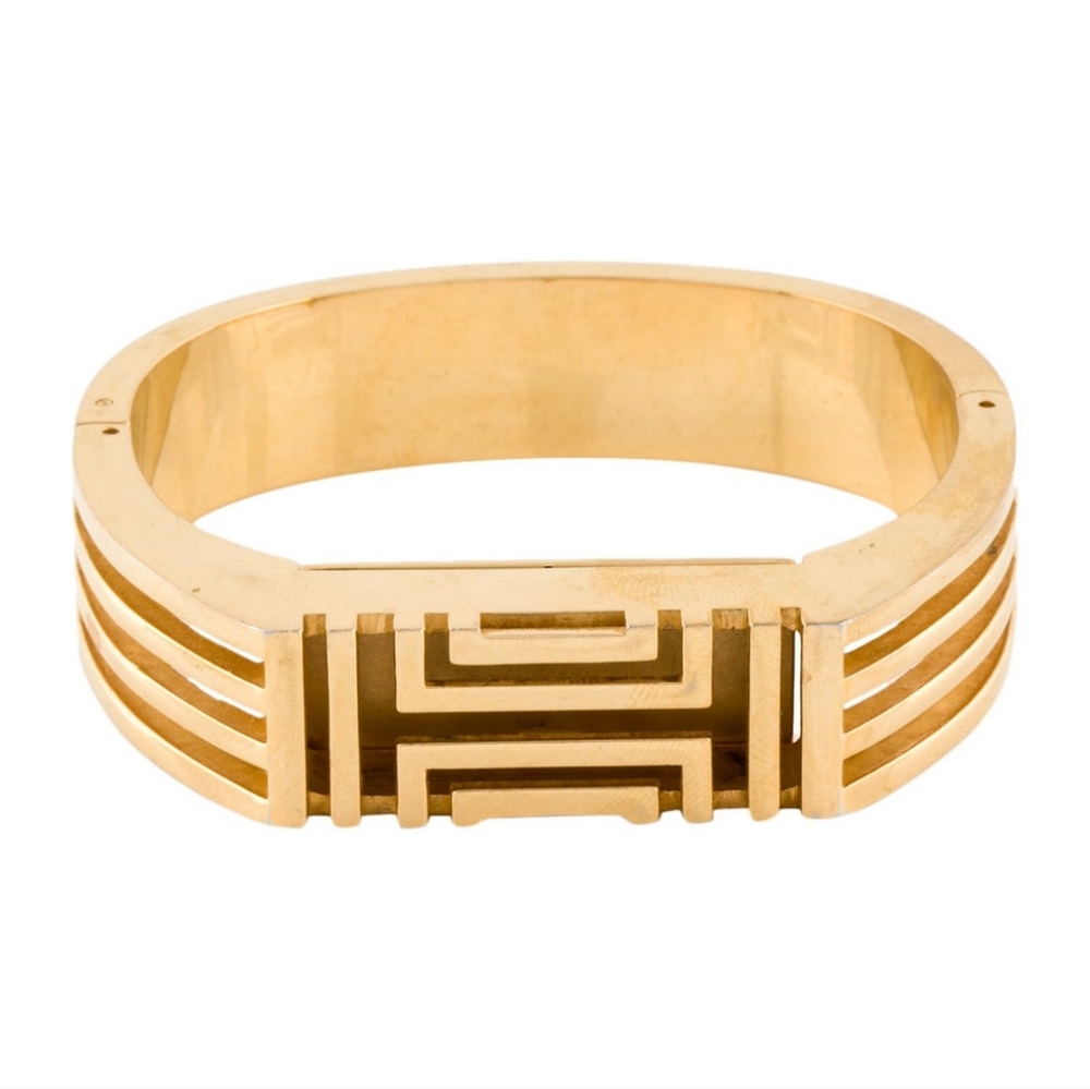Tory Burch Fitbit Metal Hinged Bracelet